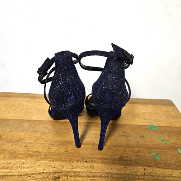 Michael Kors Antonia Sandal Glitter Lurex Size 7.5 - Picture 7 of 16